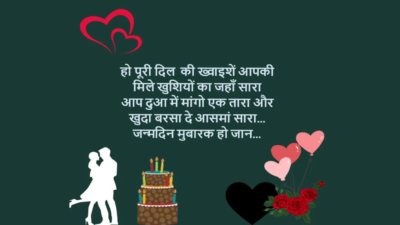 Happy Birthday Wishes in Hindi for Lover - IndianStatus